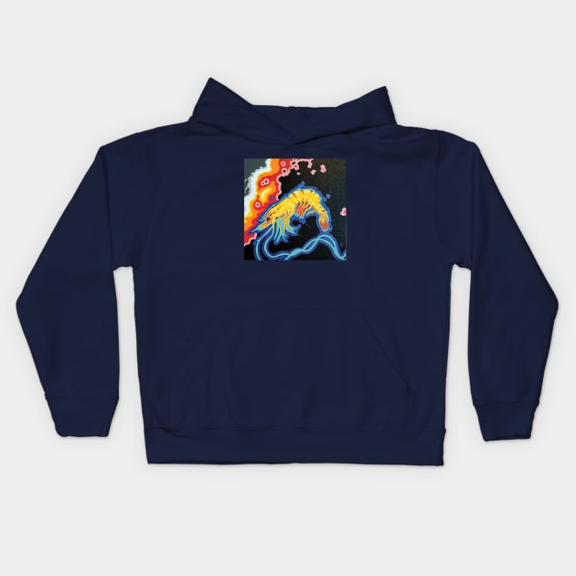 Prawn Kids Hoodie by jorotom 